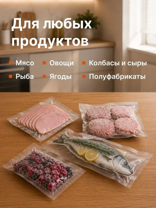 Гипермаркет упаковки Вакуумный пакет 80*150 мм ПЭТ ПЭ - 100 шт, 180x260 мм, 100 шт, фото 7