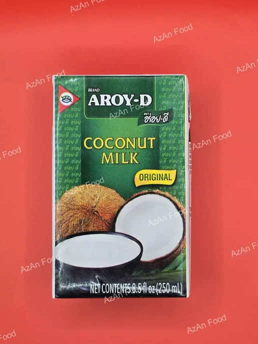 Aroy-D безлактозное молоко кокосовое 17%-19% жирности 3шт, 3 шт, фото 2