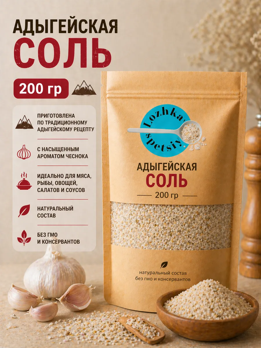Адыгейская соль 200 гр