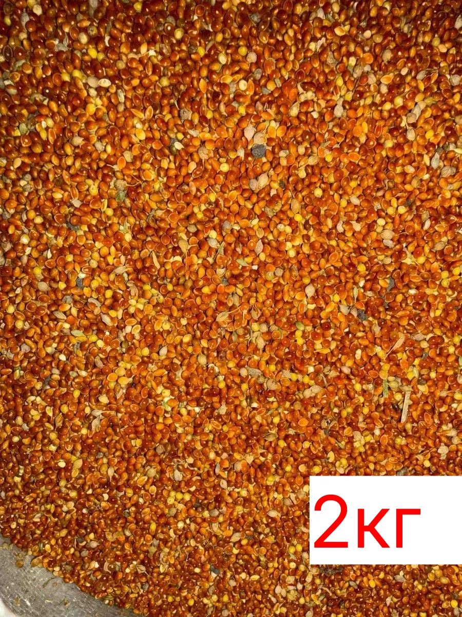 Просо корм для птиц 2кг (мешок)