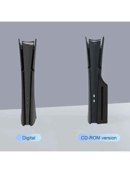 Заменяющая панель из ABS для PS5 Slim Disc Digita, черная, черный, фото 6