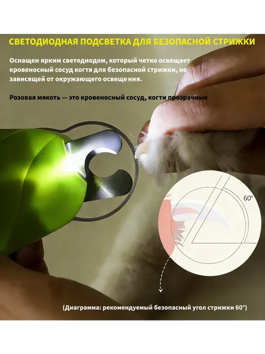 FoxPet Когтерезка для кошек и собак, зеленый, фото 7