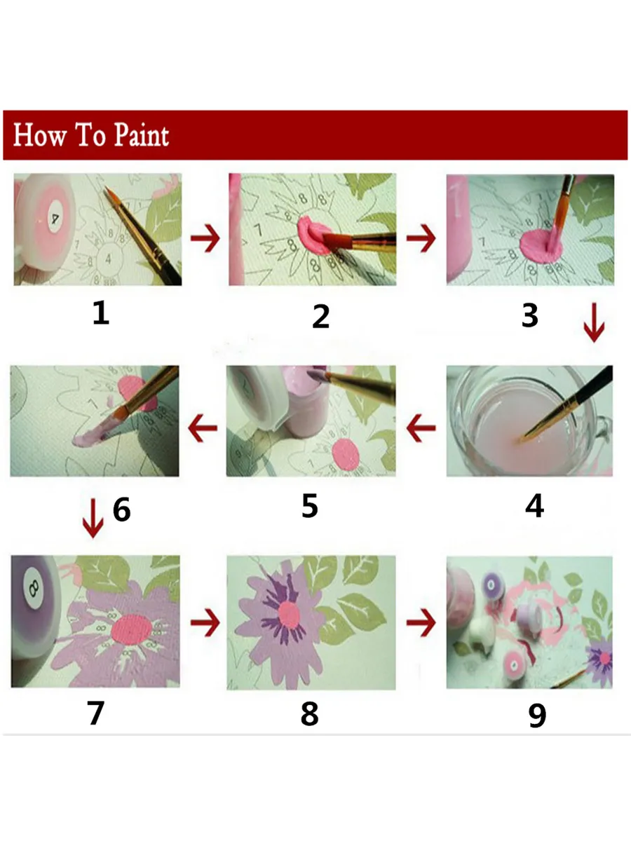 DIY Paint By Number набор собака series без рамки для дома