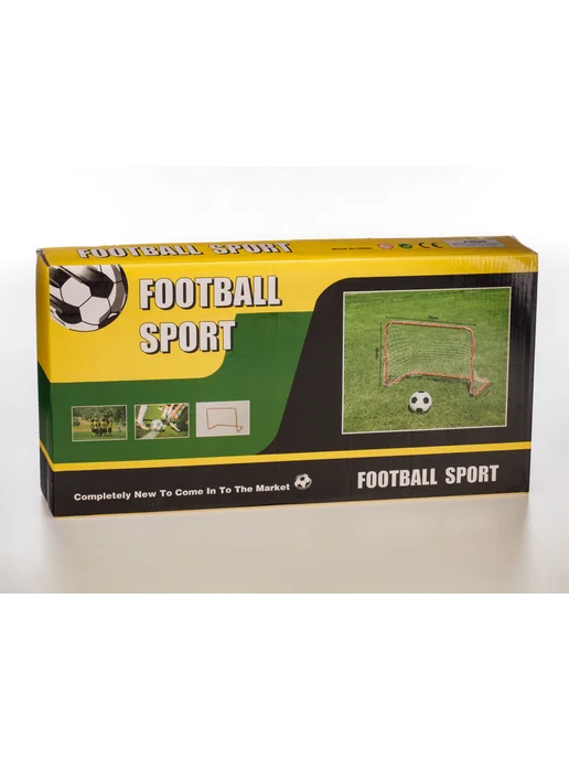 ASPORT Ворота спортивные для футбола, хоккея с сеткой разборные, белый, фото 7