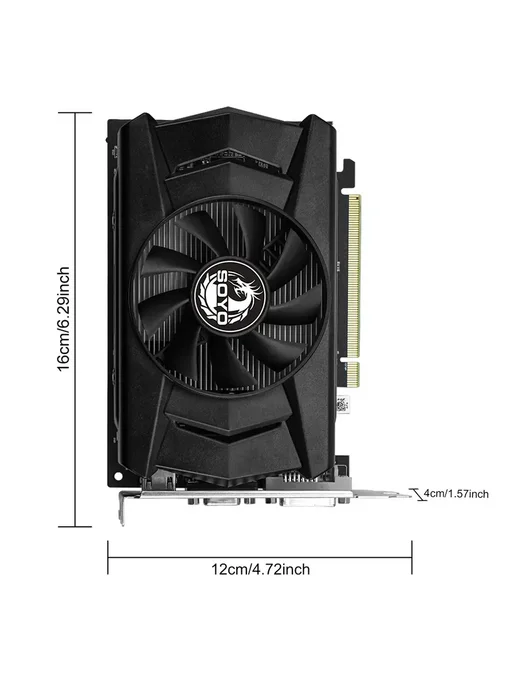 SOYO 【Оригинальный товар】AMD R7 350 4GB GDDR5 Видеокарта, 4 ГБ, фото 8