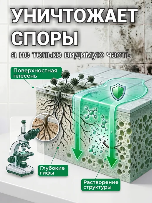 Алмадез Дезинфицирующее средство от плесени и грибка, концентрат, вариант, фото 2
