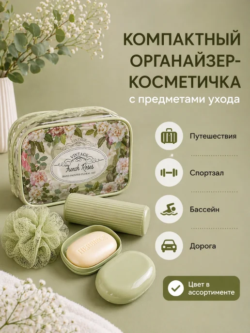 Набор аксессуаров для личной гигиены в дорогу, вариант, фото 5