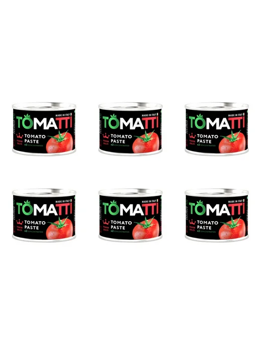 RoZato Томатная паста 28-30% 800г 3 шт, 28-30, 800 г, в упаковке 4,8 кг