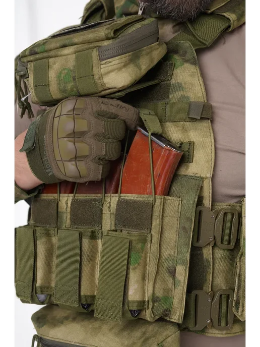Atrox Tactical Бронежилет 8280 мох тактический плитник разгрузочный, зеленый, фото 8