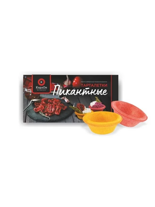 КарлОн Тарталетки "Пикантные" 48 штук (2 уп х 24 шт), 24 шт, фото 4