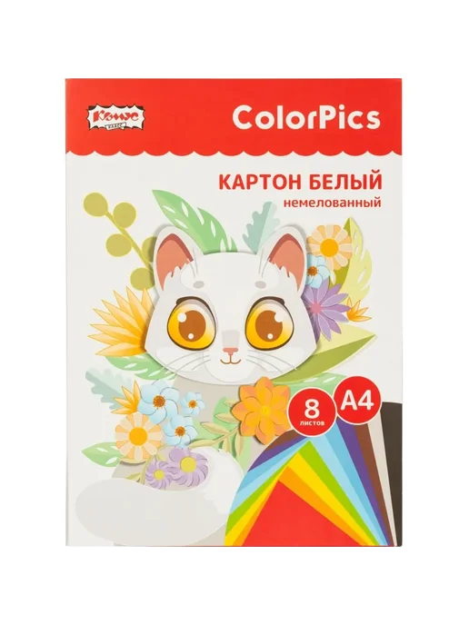 Комус Белый немелованный картон A4 220г 8л, 220 г, 8 л, фото 2