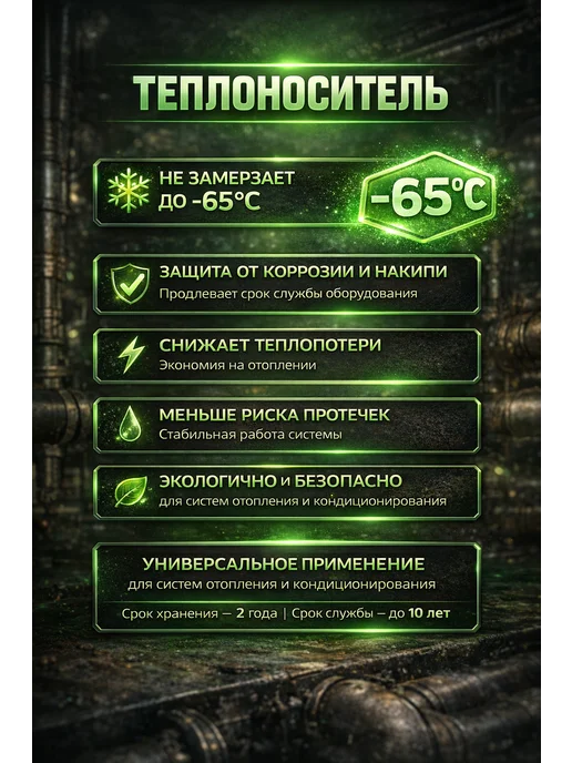 BBS Теплоноситель для отопления -65 этиленгликоль, 20 кг, 20 кг, фото 2