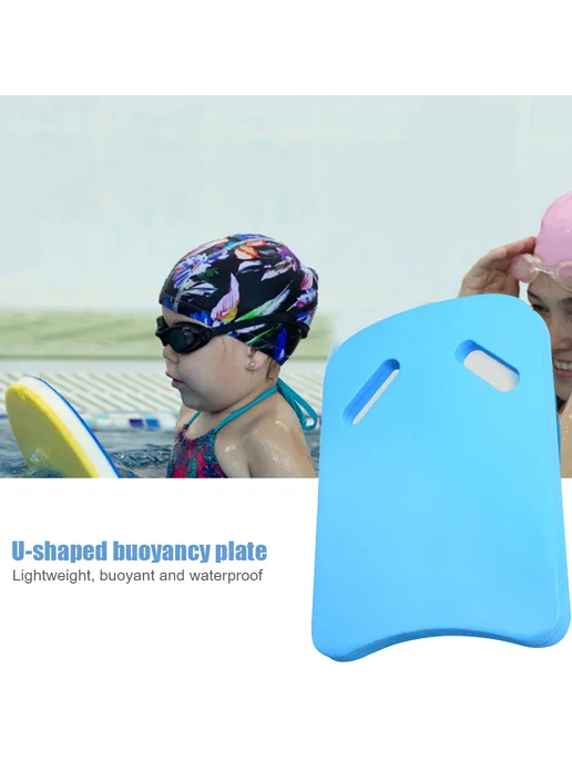 Плавательный доска waterproof для плавания, голубая, голубой, фото 3