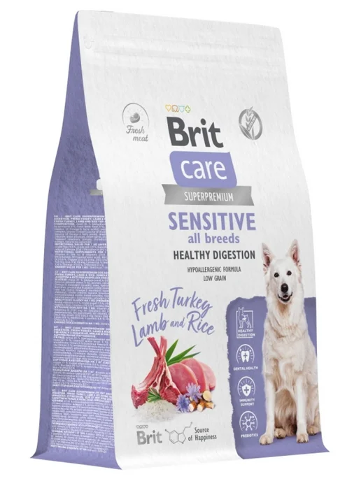 Сухой корм Brit Healthy Digestion для собак, взрослые, чувствительное пищеварение, 3 кг, фото 3