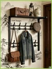 Настенная вешалка с полкой черная для прихожей IKEA 985481010 купить за 2 054 ₽ в интернет‑магазине Wildberries