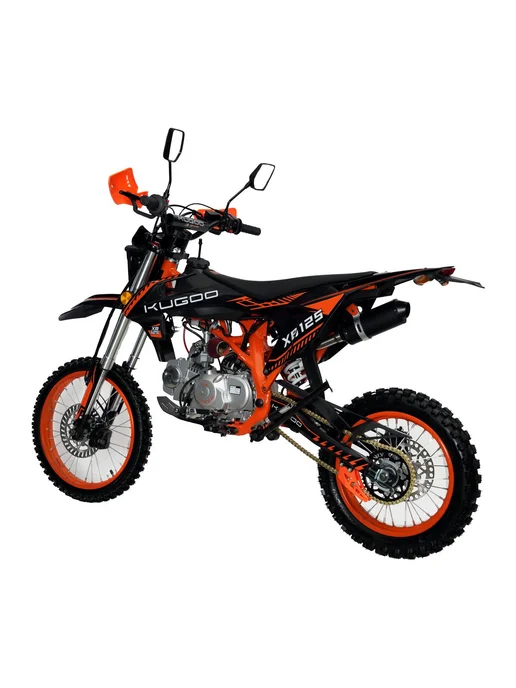 Бензиновый Мотоцикл Питбайк Kugoo Эндуро ХР-125, черный, фото 2
