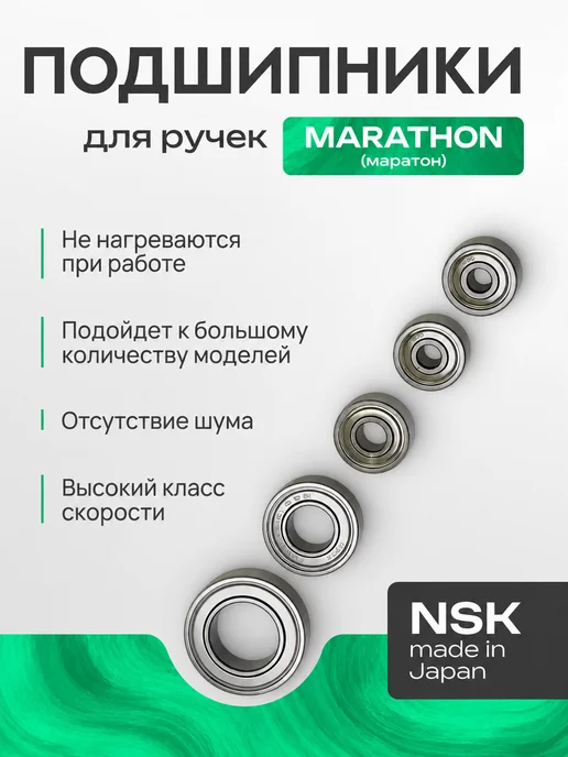 Набор подшипников для ручек Marathon, серый