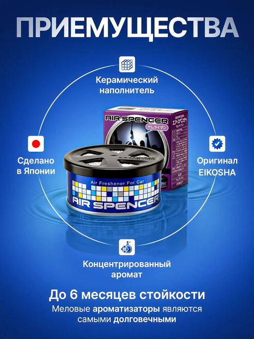 EIKOSHA Ароматизатор в машину для дома для автомобиля А-106, Ароматизатор дома А-24, фото 3