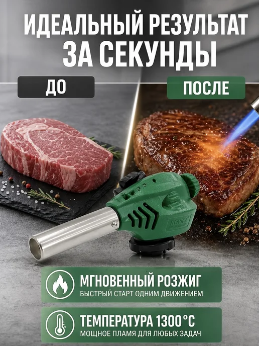 ДЮКЁН Газовая горелка, зеленый, фото 2