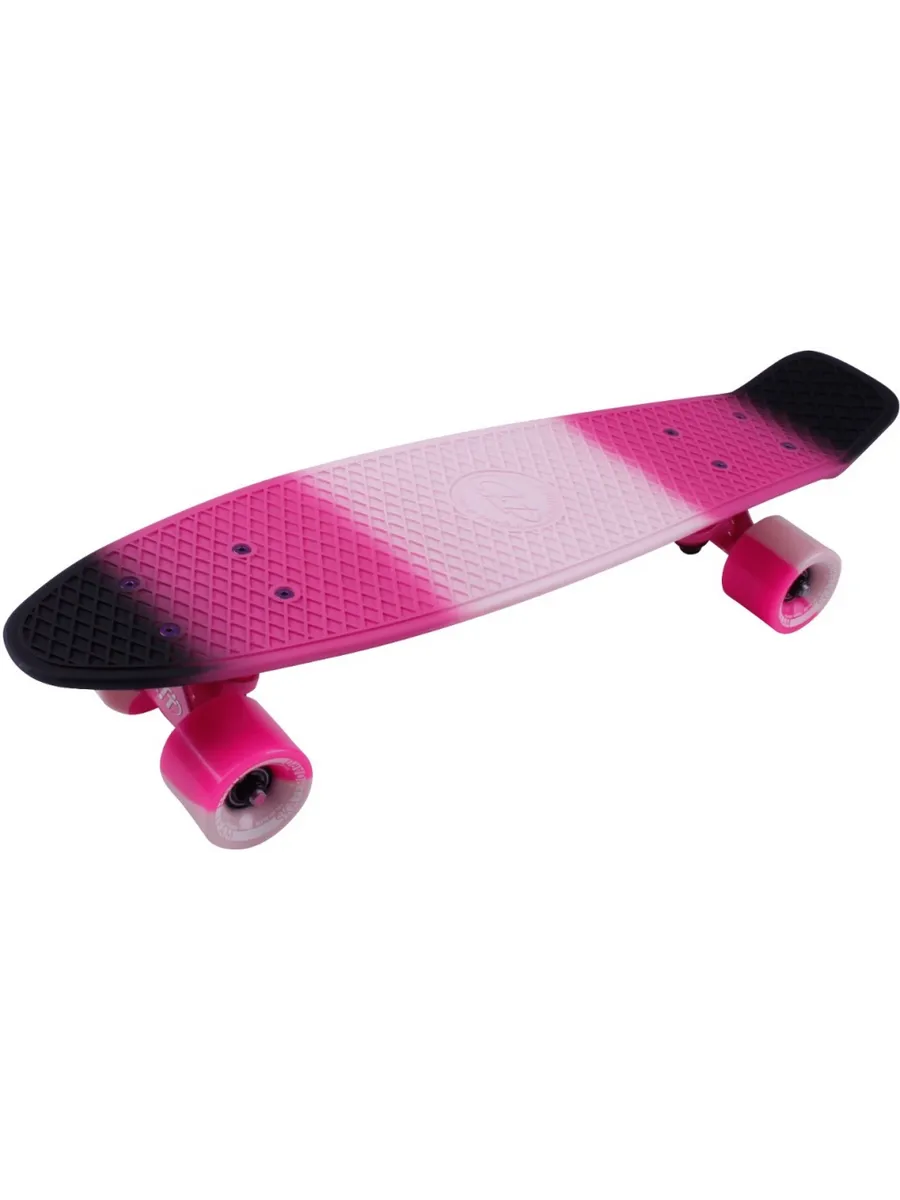 Скейтборд пластиковый Tech Team Multicolor 22 pink, black
