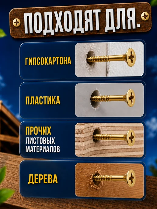 Саморезы по дереву желтые 100мм 1кг 4,8х100мм, 4.8x100 мм, 1 кг, фото 3