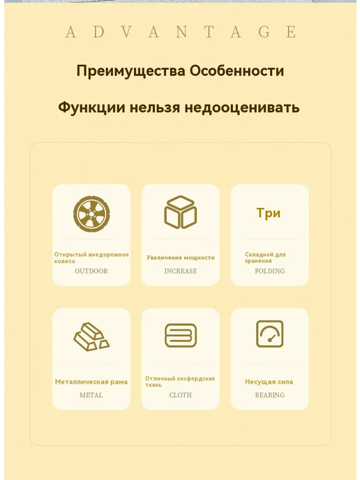 Тачка для кемпинга, в упаковке 9,5 кг, фото 13