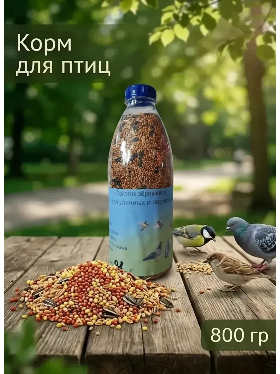 корм для уличных и парковых птиц