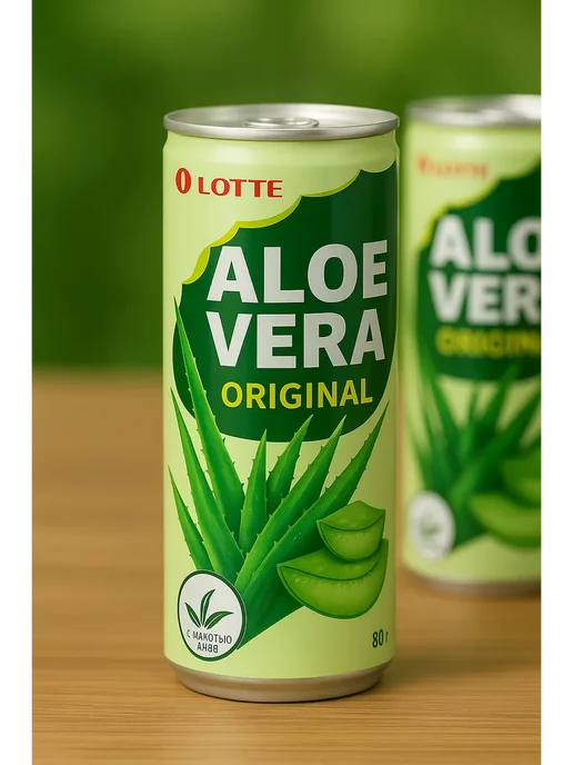 Lotte Напиток Алоэ Вера Ориджинал, 240мл*6, 240 мл, фото 3