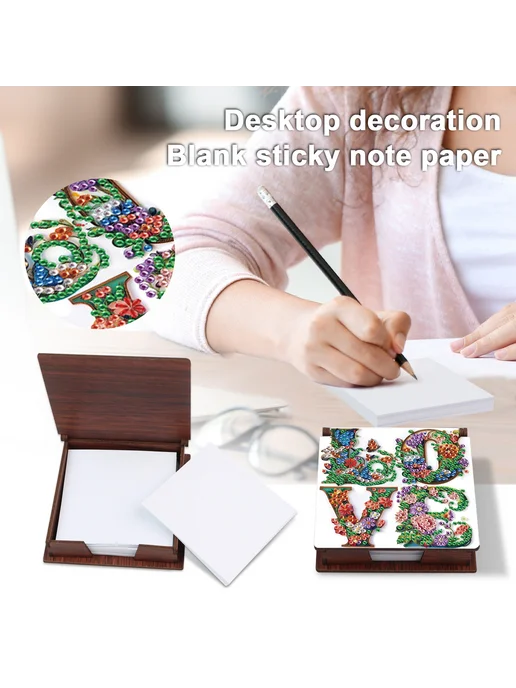 Деревянный DIY набор для Love и алмазной мозаики с 160 бумаг, вариант, фото 7