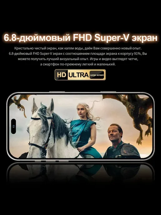 Смартфон Pro Max Sj--12 12/512 ГБ, белый, фото 3