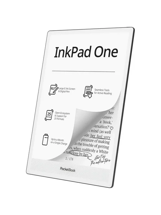 PocketBook Электронная книга InkPad One чёрный (PB1030-8-WW), черный, фото 5