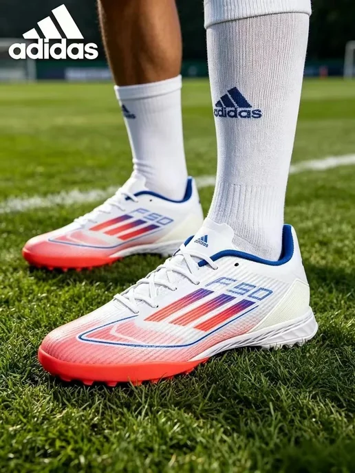 adidaspro Бутсы футбольные сороконожки, синий, фото 3