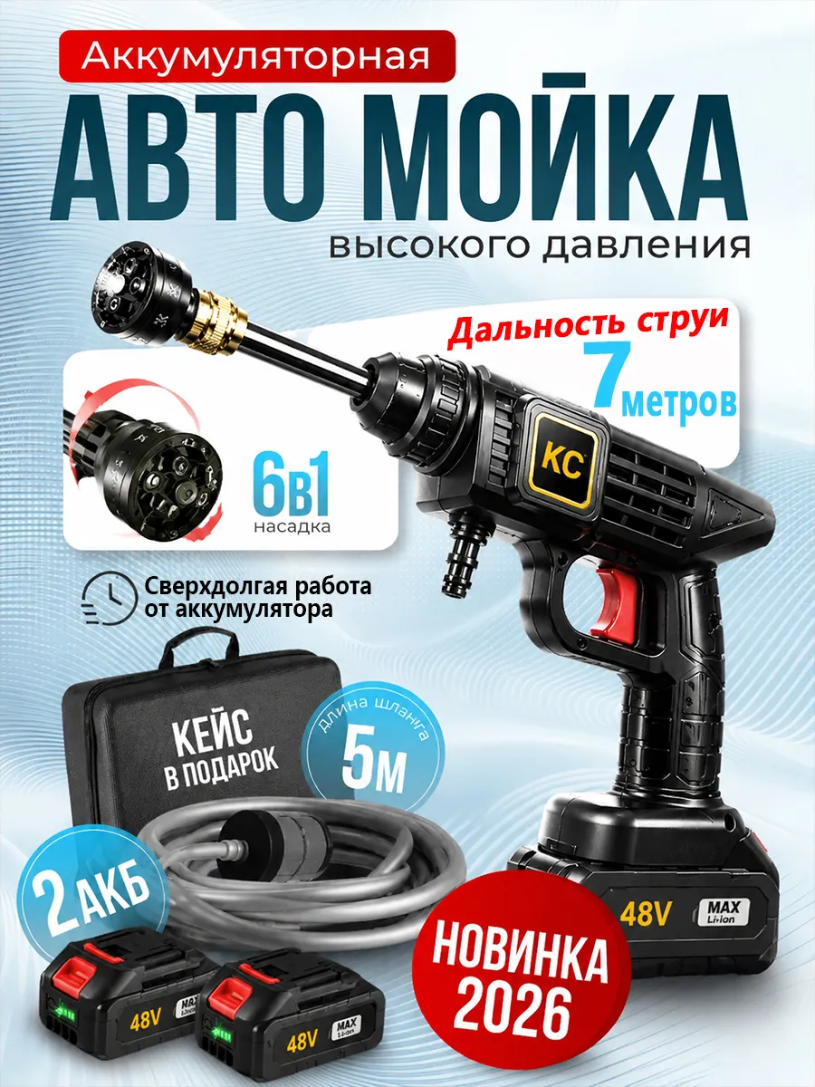 Мойка высокого давления аккумуляторная Керхер для машины