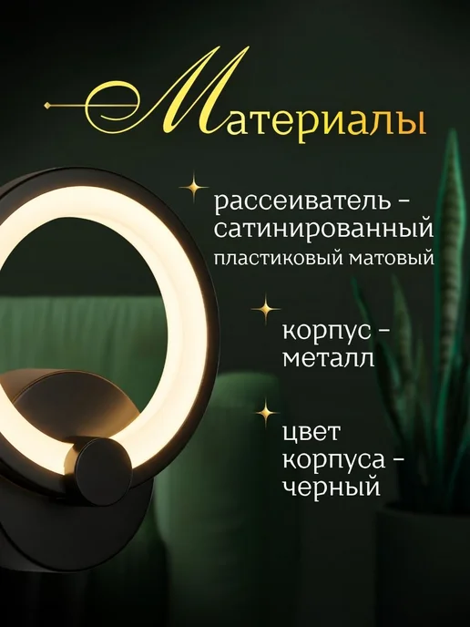 InHome Бра на стену в прихожую подсветка LED 30Вт 220В, 30 Вт, фото 7