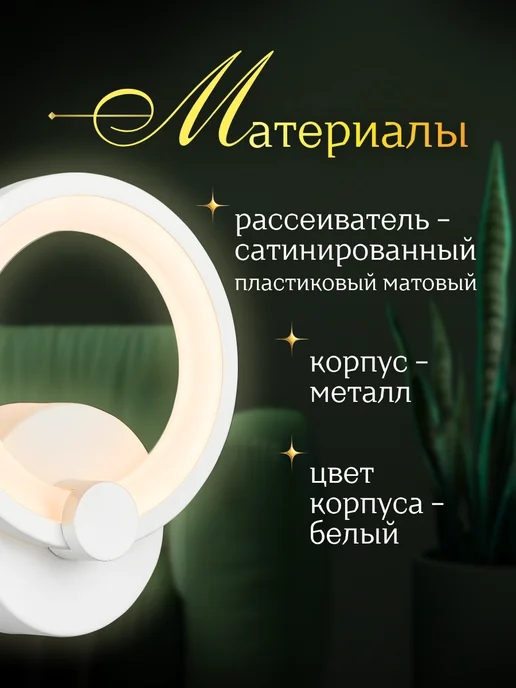 InHome Бра светильник настенное подсветка LED 15Вт 220В, 30 Вт, фото 7