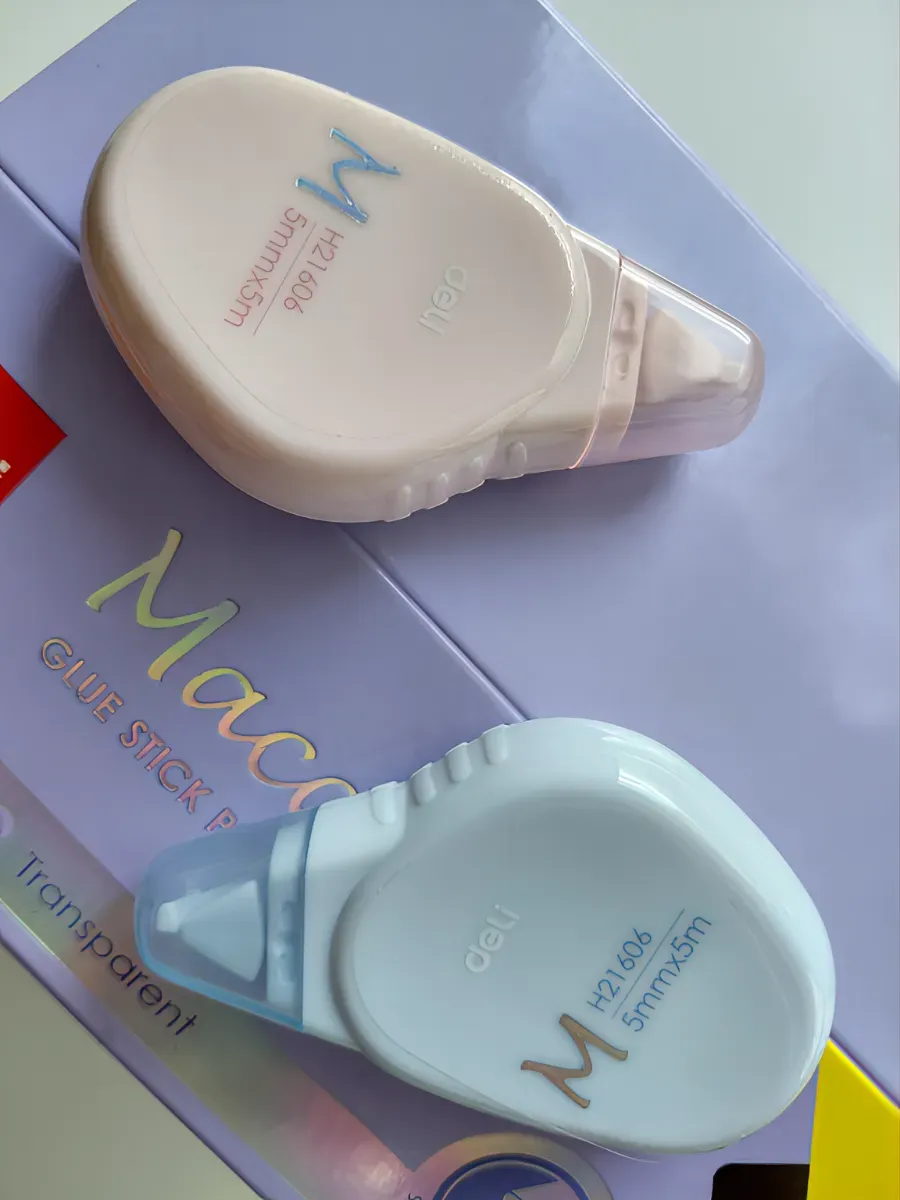 Корректор канцелярский лента штрих Macaron 5мм*5м - 2 шт