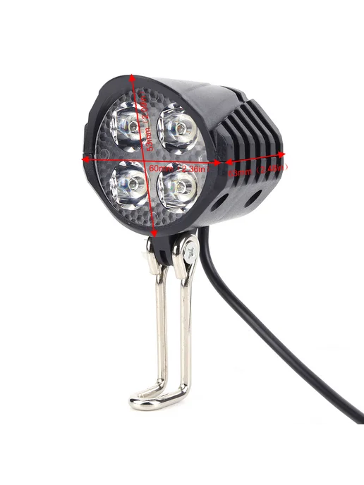 48V LED свет для электросамоката с гудком и простым монтажом, вариант, фото 4