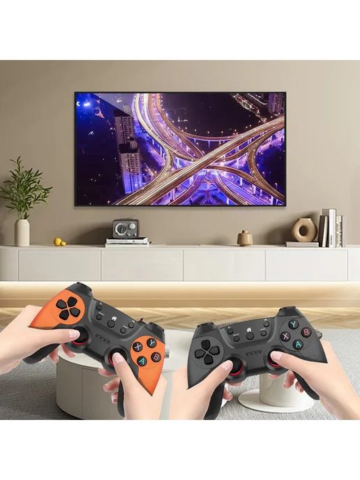 Консоль для ТВ 4K HDMI без проводов 128ГБ 35000 игр для теле, 128 ГБ, фото 2