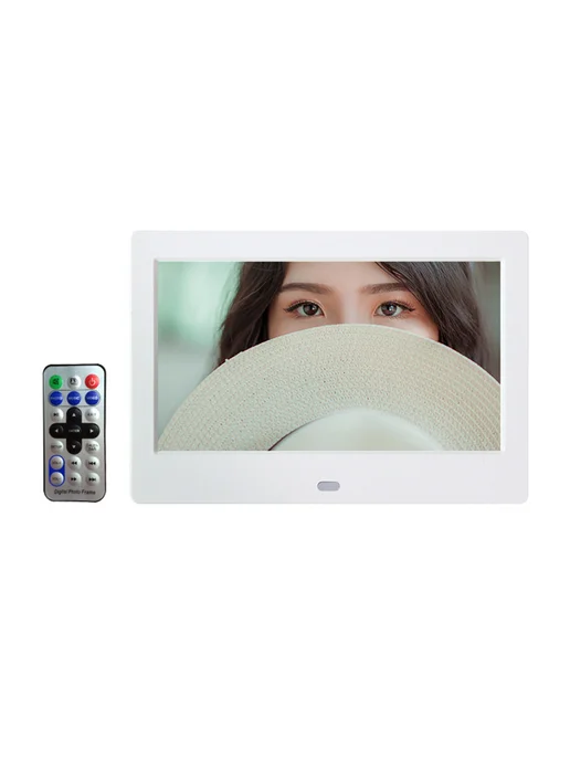 7дюйм HD LED Digital фоторамка с будильником, видеоплэйер, вариант, фото 5