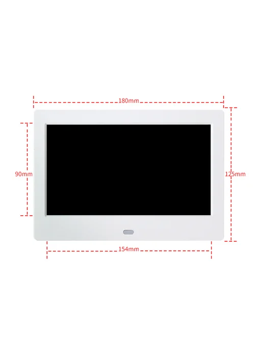 7дюйм HD LED Digital фоторамка с будильником, видеоплэйер, вариант, фото 8