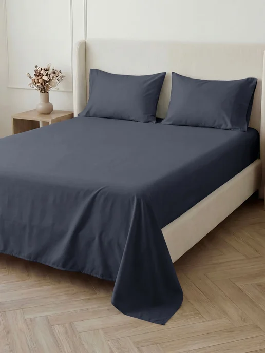 Feresa hygge Простыня классическая сатин 240х260 ОЛАНД, 240x260, фото 4