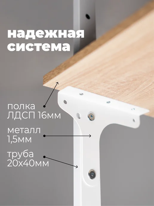 В175 Гардеробная система с полками Vista 2х900В Белая. Дуб сонома, белый, фото 3