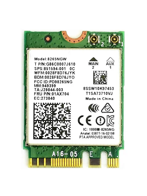 Модуль Wi-Fi Bluetooth AC8265 2.4 5 ГГц, Bluetooth 4.2, M.2, вариант, фото 4