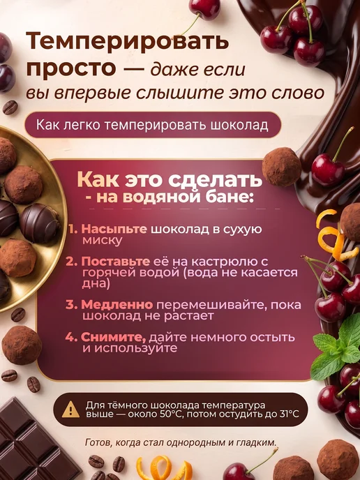 Шоколад и К Шоколад горький 71,6% бельгийский 0,5 кг в каллетах, 1 кг, фото 4