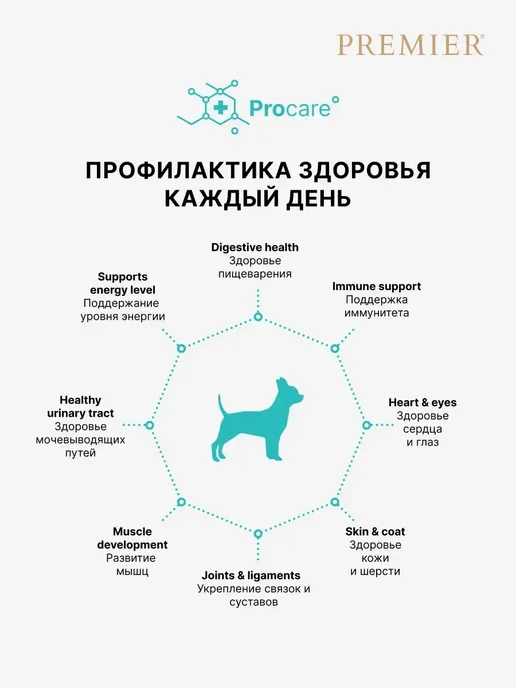 Сухой корм PREMIER Маленьких для собак, индейка, лосось, 1 кг, фото 6