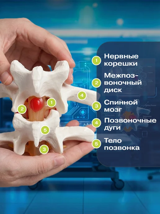 Anatomical Медицинский макет грыжи поясничного отдела, вариант, фото 3