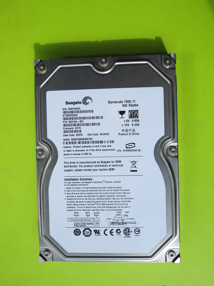 500Gb Seagate Barracuda . Жёсткий Диск Sata