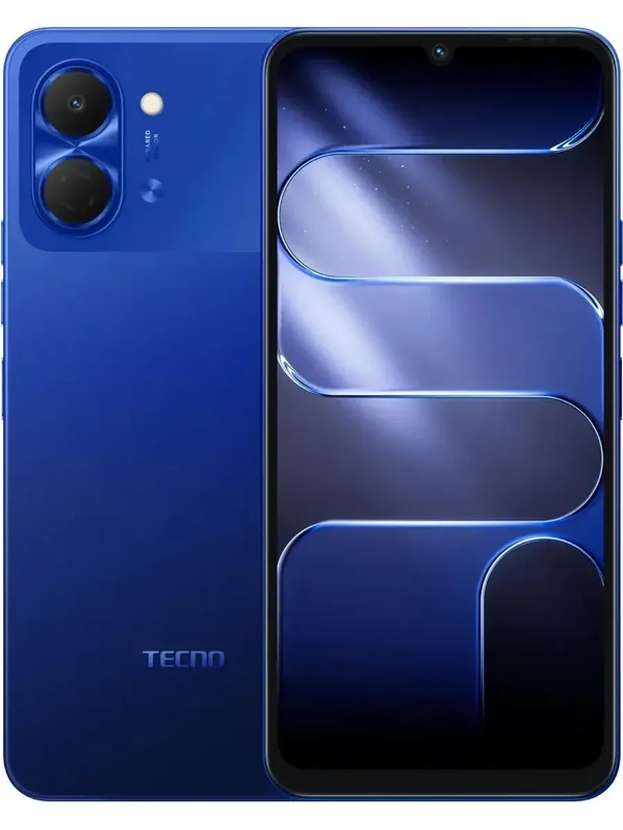 Смартфон Spark Go 3 4 128Gb синий TECNO 988968816 купить за 11 799 ₽ в интернет‑магазине Wildberries