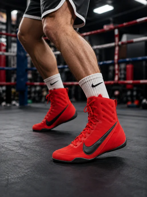 Nike Боксерки для бокса Machomai 3, красный, фото 3