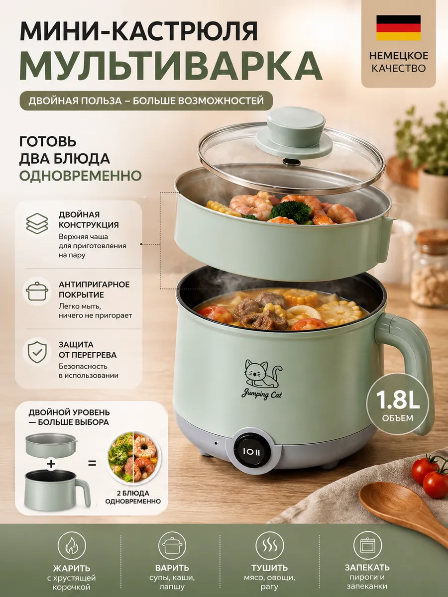 Миниварка суповарка электрическая Казан